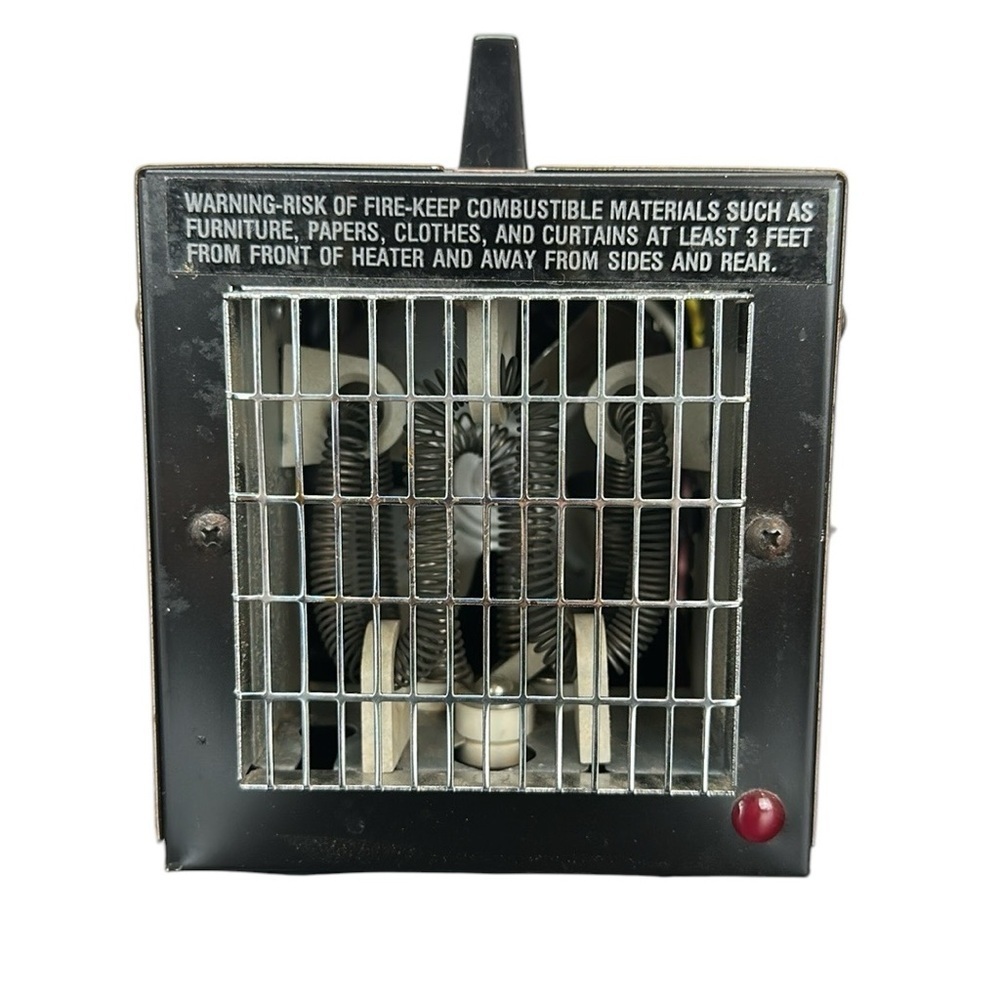 Vtg Big Heat Model 6200 1500/1200 Watts Portable Cube Electric Space Heater‎